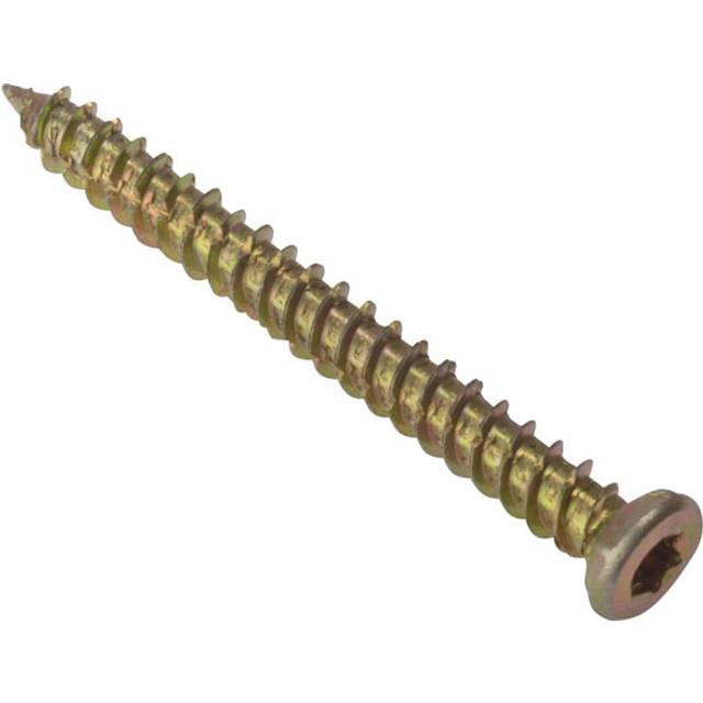 Forgefix Concrete Frame Screw Zyp 7.5 X 152mm Box 100 Forcfs152yn