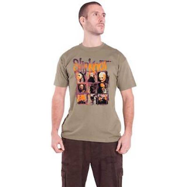 (S, Brown) Slipknot The End So Far Grid Photos T Shirt