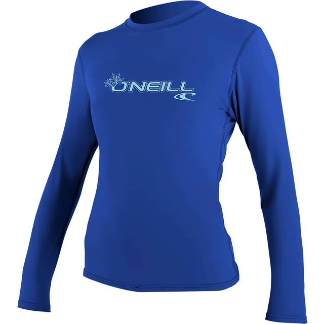 O'Neill Women's Basic Skins Upf 50+ Long Sleeve Sun Shirt  Tahitian Blue  Small
