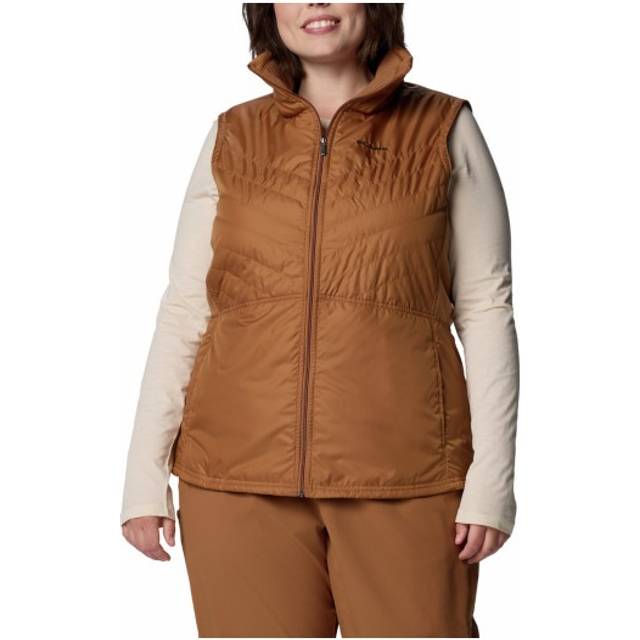Columbia Women's Mix It Around Vest III - Plus Size- - Brown (2X)