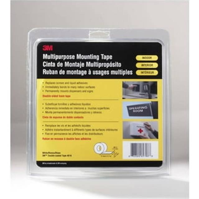3M T95440161PK 0.75 in. x 36 yards Double Sided Foam Tape, Natural