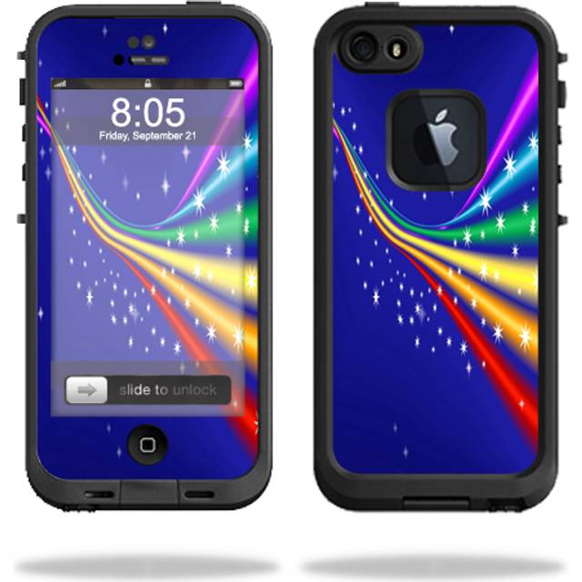 MightySkins LIFIP5S-Rainbow Twist Skin for Lifeproof iPhone 5, 5S & SE Case Fre Wrap Sticker - Rainbow Twist