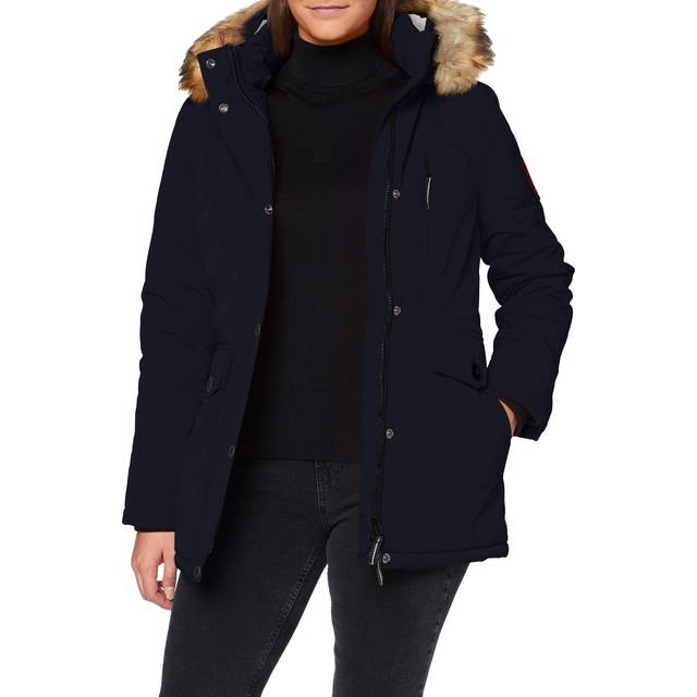Women's parka Superdry Everest - Bleu