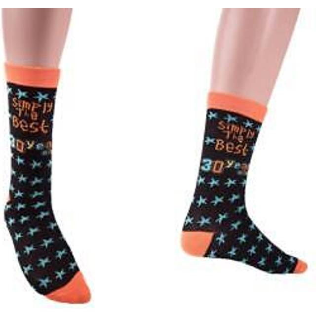 Simply the best 30th year old socks novelty christmas 30th birthday gift unisex