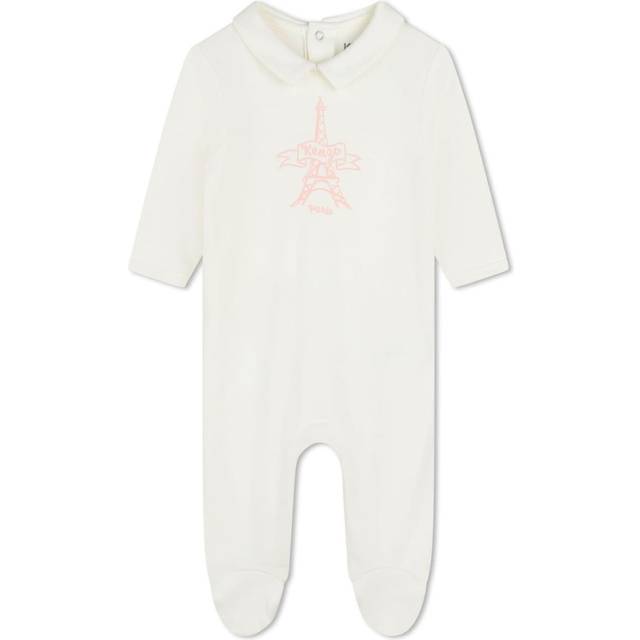 Kenzo Kids - Eiffel Tower cotton pajama set (set of two) - kids - Organic Cotton - 9 mths - White