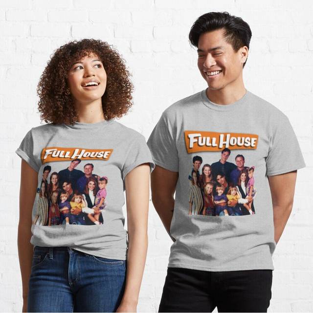Mens Womens T-shirt full house cast Youth Toddler Short Sleeve Tee Tops Boys