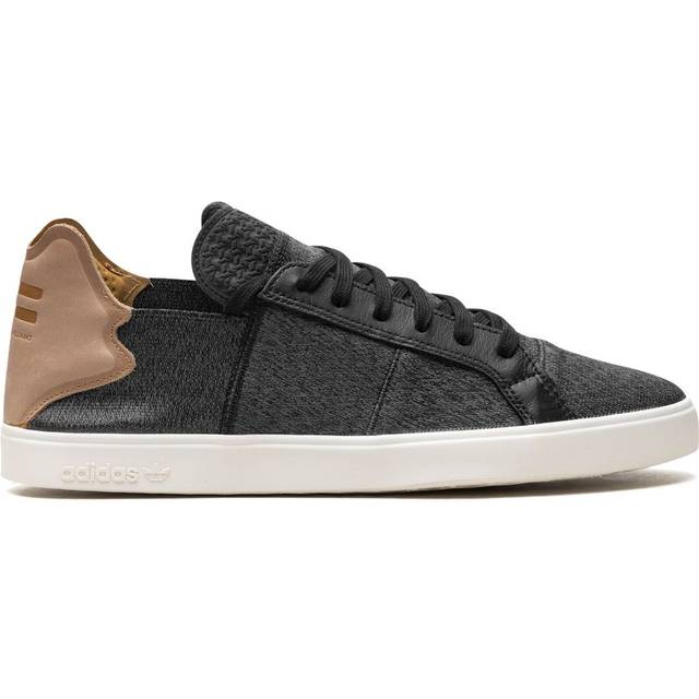 adidas - x Pharrell Williams Vulc Lace-Up "Core Black/Granite/Chalk White" sneakers - men - Rubber/Fabric/Fabric/Leather - 12 - Grey