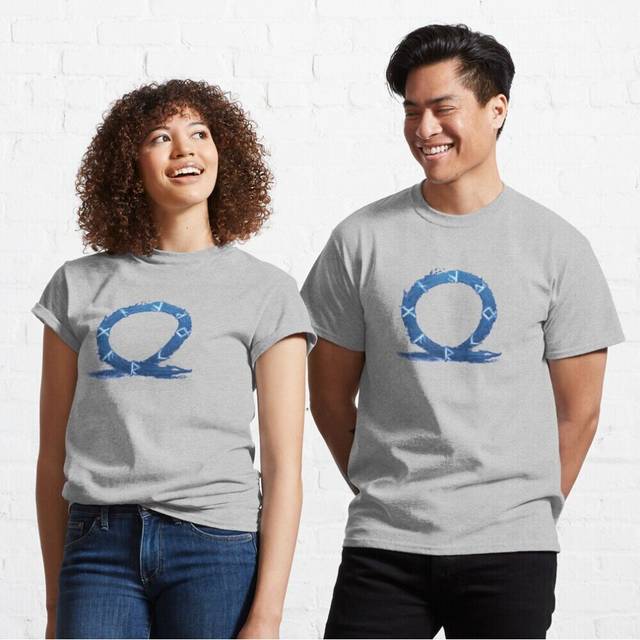 Mens Womens T-shirt God Of War Ragnarok HD Logo  Youth Toddler Short Sleeve Tee Tops Boys