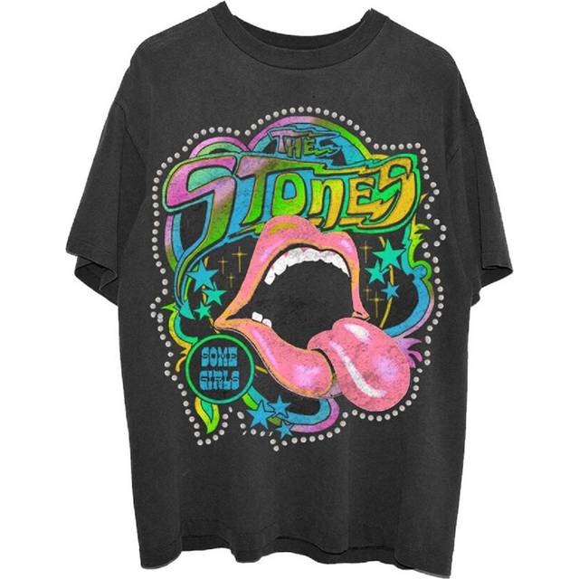 The Rolling Stones Some Girls Neon Tongue Official Mens T-shirt