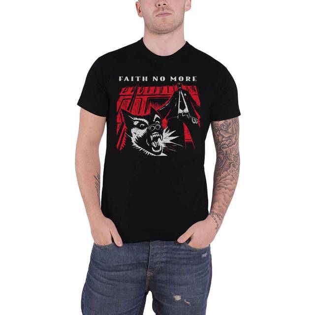 Faith no more t shirt king for a day band logo official mens black