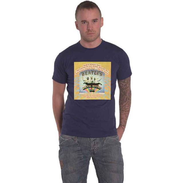 (S, Navy) The Beatles Magical Mystery Tour Album Cover Tee