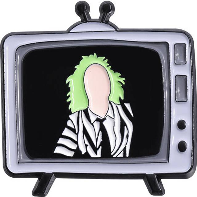(QHXZ1134) Tv Fashionable Shaped Cartoon Character Enamel Brooch Perfect For Every Occasion
