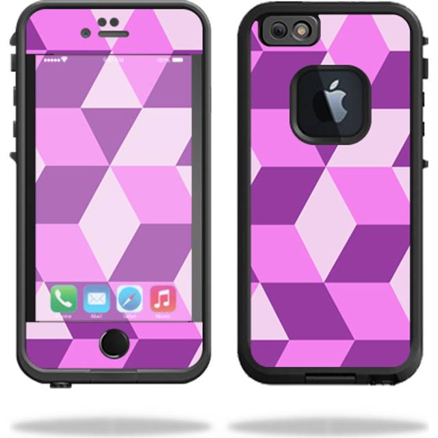 MightySkins LIFIP6-Pink Geo Tile Skin for Lifeproof iPhone 6 & 6S Case Fre Wrap Cover Sticker - Pink Geo Tile