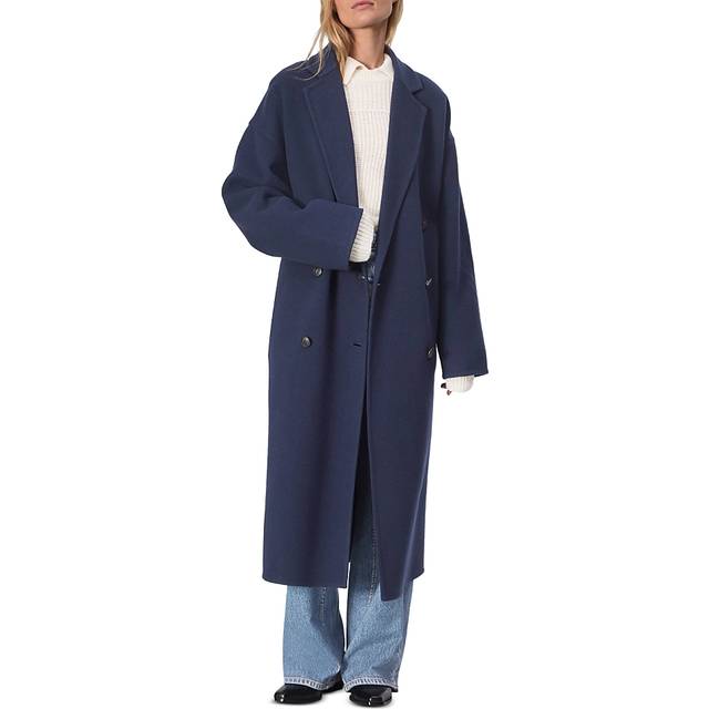rag & bone Navy Thea Coat - nvy - XL