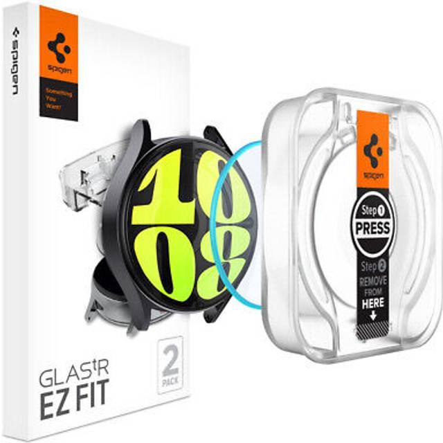 Spigen Samsung Galaxy Watch 7 (44mm) EZ Fit GLAS.tR Skärmskydd - 2 St. - Transparent