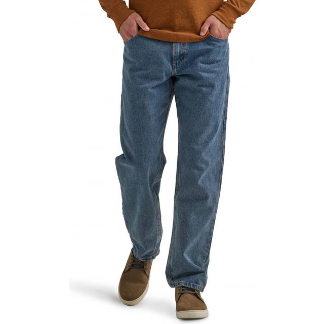 Wrangler Authentics Men's Big & Tall Classic 5-Pocket Relaxed Fit Cotton Jean  Stonewash  44W X 29L