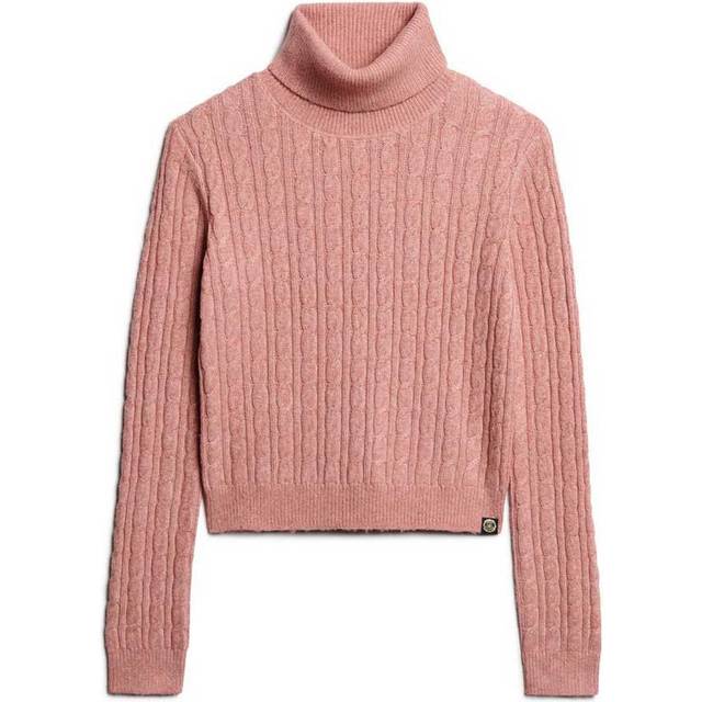 Superdry Fitted Cable Roll Neck Jumper