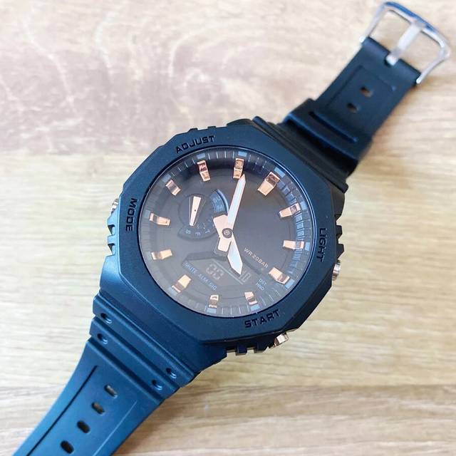 (39) Full-featured Brand Wrist Watches LED Dual Display Men Women Sports Royal