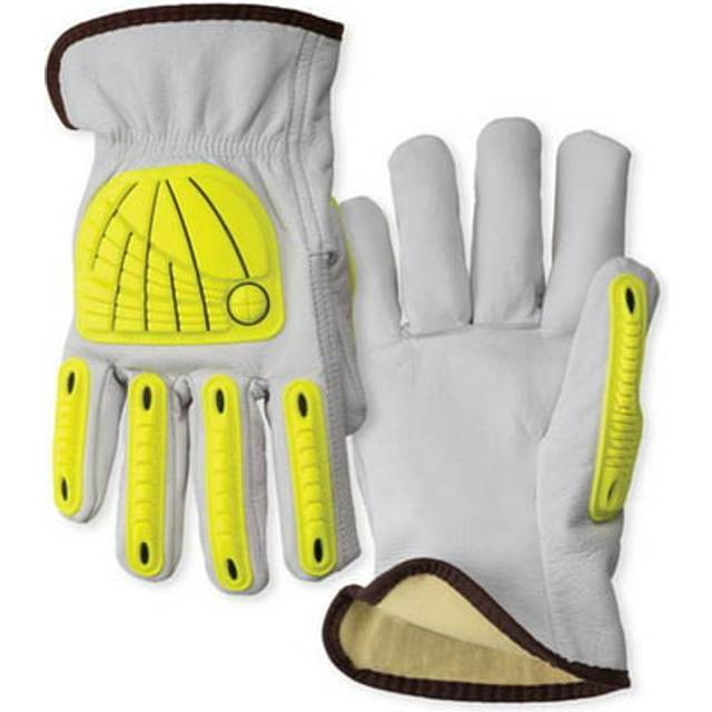 Impact Leather Driver Glove with Ansi Cut Level 3 Liner - 3XL