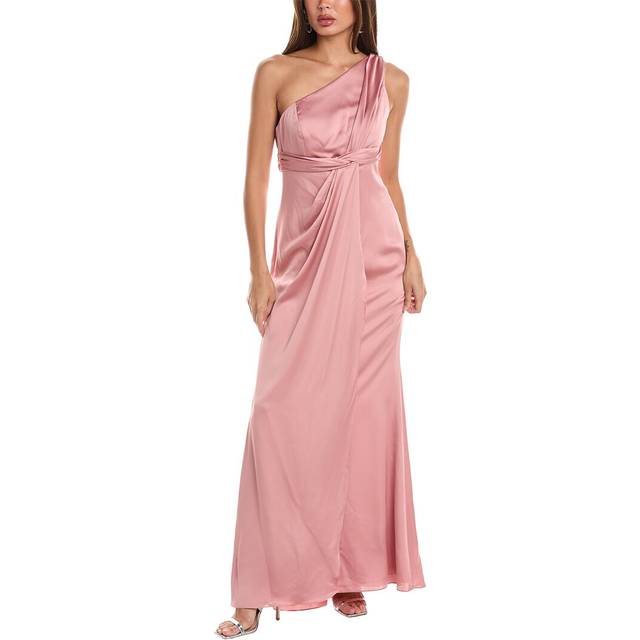 Dessy Collection One-Shoulder Gown