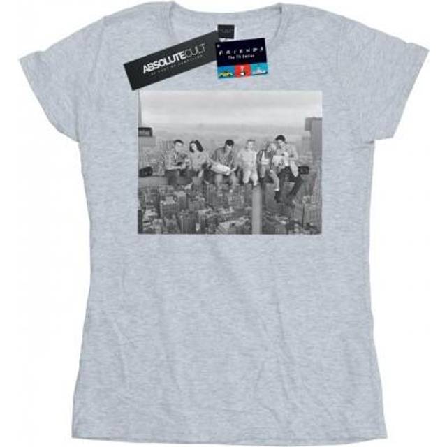 Construction Photo Cotton T-Shirt - Black