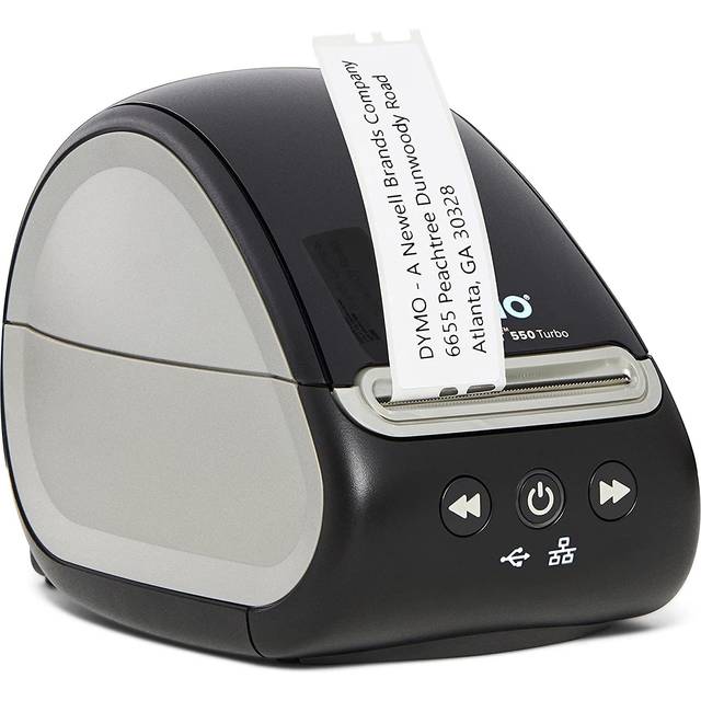 DYMO LabelWriter 550 Turbo UK/HK. Print technology: Direct thermal. Connectivity technology: Wired Ethernet LAN USB port. Product colour: Black White