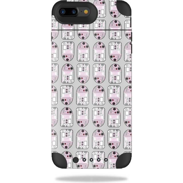MightySkins MJAIRIP7PL-Pink Galaxy Bots Skin for Mophie Juice Pack Air iPhone 7 Plus Case Wrap Cover Sticker - Pink Galaxy Bots