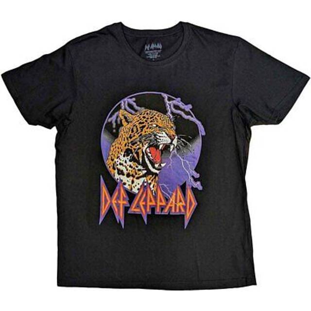Def Leppard - Lightning Leopard - T-Shirt - black - XL - 100% Cotton