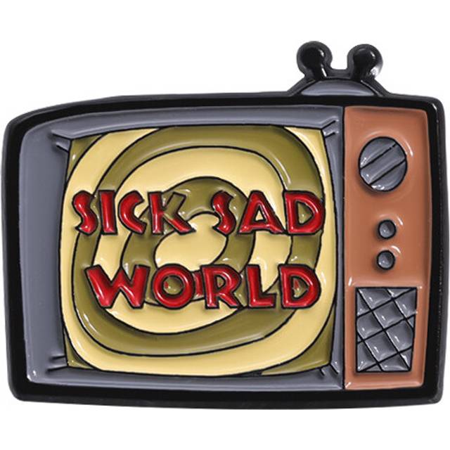 (QHXZ1135) Tv Fashionable Shaped Cartoon Character Enamel Brooch Perfect For Every Occasion
