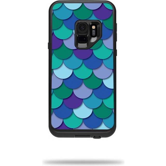 MightySkins LIFSGS9-blue scales Skin Decal Wrap for LifeProof Samsung Galaxy S9 Fre Case - Blue Scales