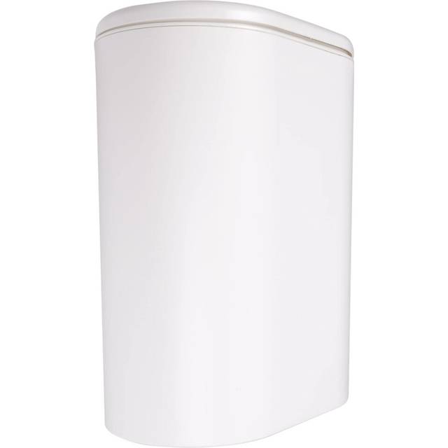 Plastic Narrow Type Kitchen Trash Can Toilet Waste Bin Dustbin Bathroom Basket Garbage Bucket White