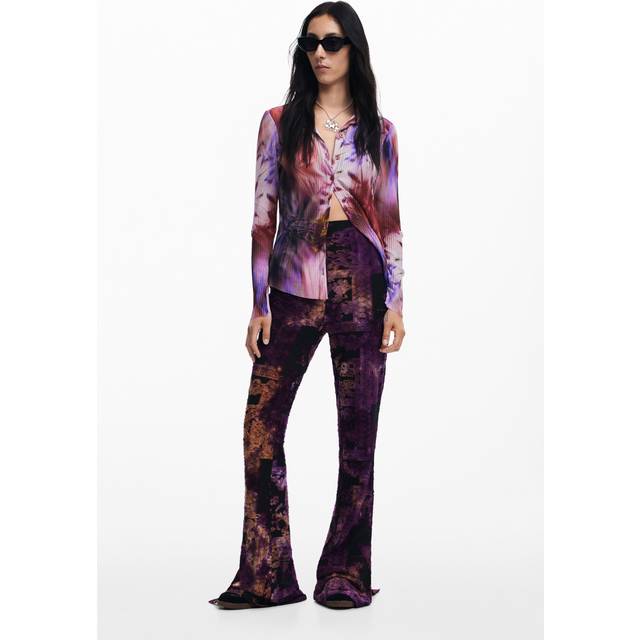 Women's leggings Desigual Lua - Violet