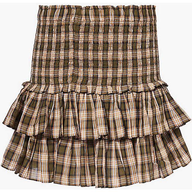 Isabel Marant Etoile Khai Naomi Miniskirt - KHOE Khaki/Ochre - FR 34
