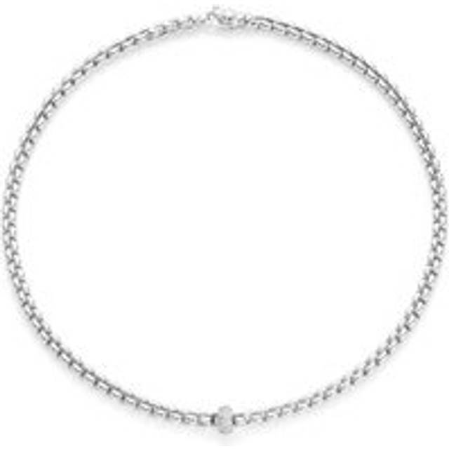 Fope Flex'It Eka 18ct White Gold Diamond Necklace
