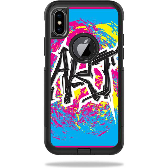 MightySkins OTCIPX-art graffiti Skin for Otterbox Commuter iPhone X or XS Case - Art Graffiti