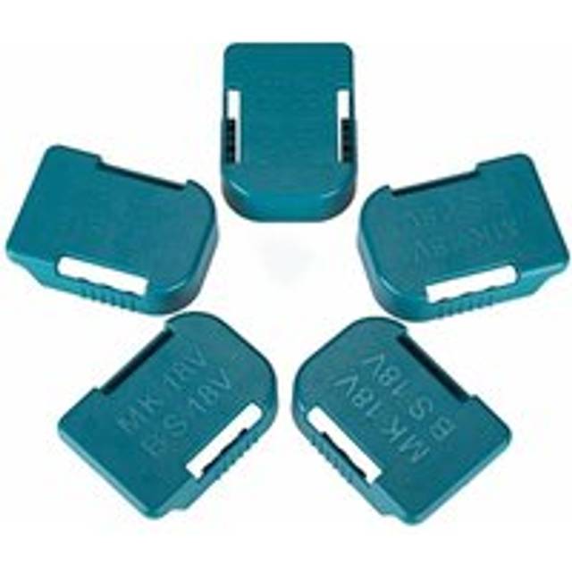 5 Pack Battery Holder for Makita 18V Battery, Also for Bosch 18V Battery Holder, Compatible with Bl1830 Batteries - Alwaysh