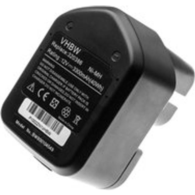 Vhbw - 1x Battery Replacement for Hitachi EB12S, EB12M, EB12G, EB12B, FEB12S12, FEB12, EB1224, EB12 for Power Tools (3300 mAh, NiMH, 12 v)