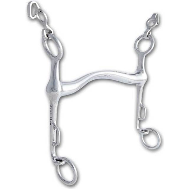 Bridle bit for horse Stübben Fine Line - Argenté