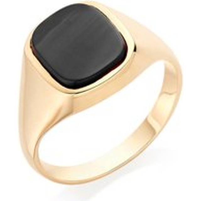 9ct Yellow Gold Black Onyx Signet Ring