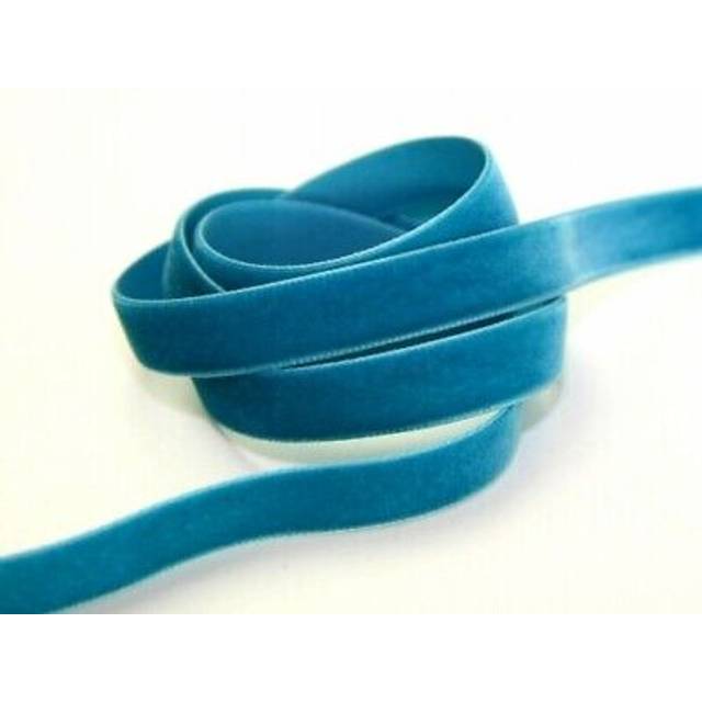 Berisfords Velvet Ribbon Mini Roll 9654 Petrol