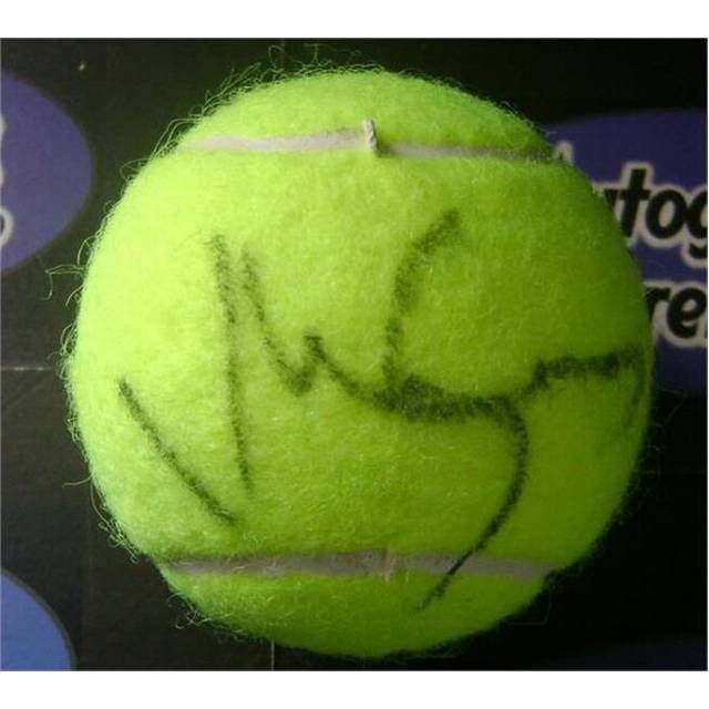 Autograph Warehouse 582851 WTA US Open French Australian Champion Player SC Monica Seles Autographed Tennis Ball