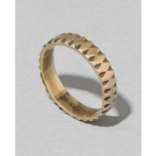 Alexis Bittar Vintage 1940S 14K Marquise Band Ring in Gold Size 6.5 | Statement Jewelry from Alexis Bittar (6.5)
