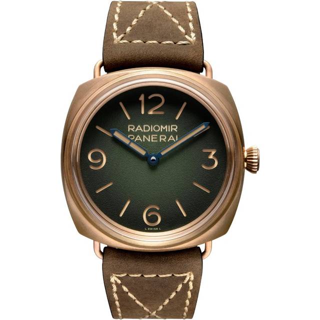 Panerai Bronze Radiomir Bronzo Watch - Green - 47mm