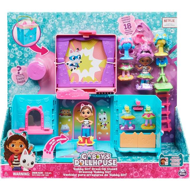 GABBY´S DOLLHOUSE lekset Gabby´s rainbow closet