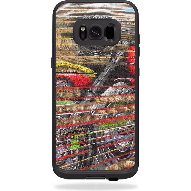 MightySkins LIFSGS8-motorcycle hawk Skin for Lifeproof Samsung Galaxy S8 Fre Case - Motorcycle Hawk