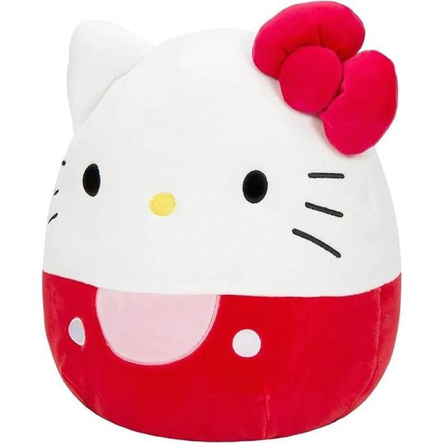 Original Sanrio 12-Inch Hello Kitty in Red Dress Plush - Medium-Sized Ultrasoft Official Plush