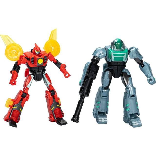 Transformers EarthSpark Cyber-Combiner Terran Twitch- och Robby Malto-actionfigurer