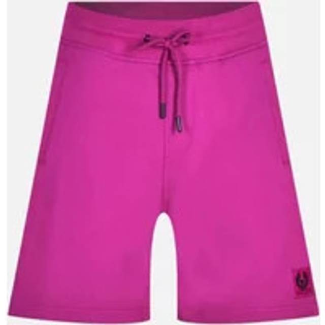 Men's Belstaff Bright Purple Sweat Shorts - Pink - Size: 39/38/32