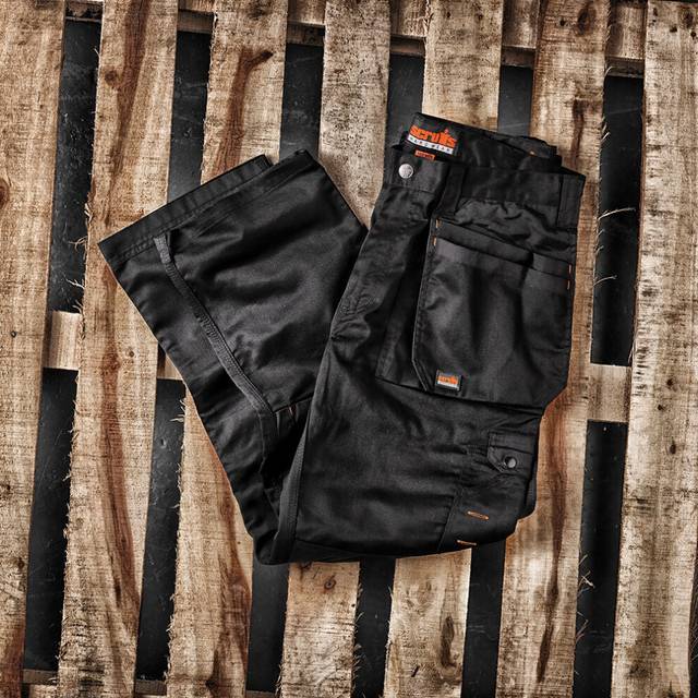 (36L, Navy) Mens Safety & Workwear Worker Plus Trouser
