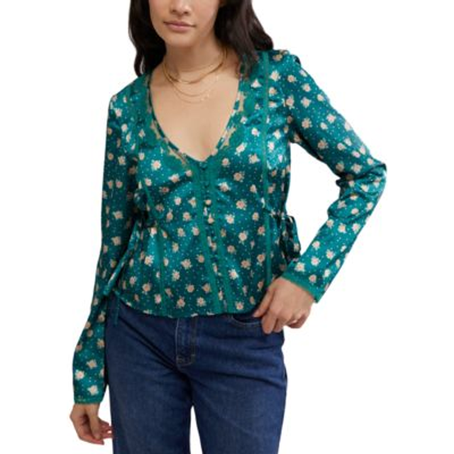 Free People Field Of Roses Top